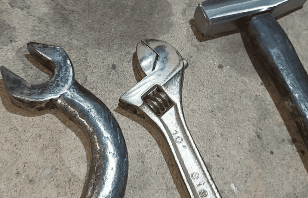 como limpiar herramientas oxidadas